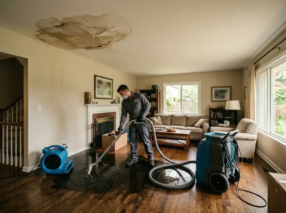 attic-pipe-burst-ceiling-drip-008 — frequently asked questions, Water Damage Restoration & Carpet Care in Fairmont, NC